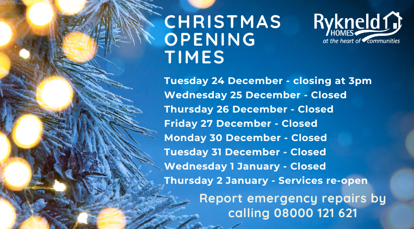 Christmas Opening Times 2024 Homepage Banner