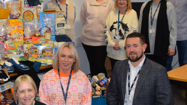 Foodbank Donations Staff Photo