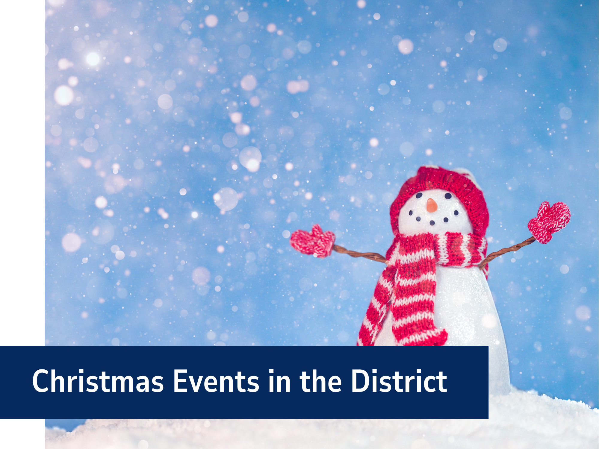 Christmas Events Website Homepage Banner