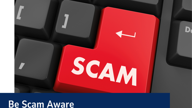 Be Scam Aware Banner