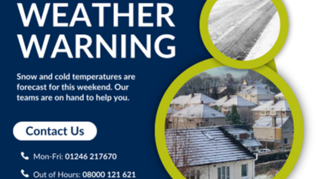 Weather Warning Website Homepage Banner