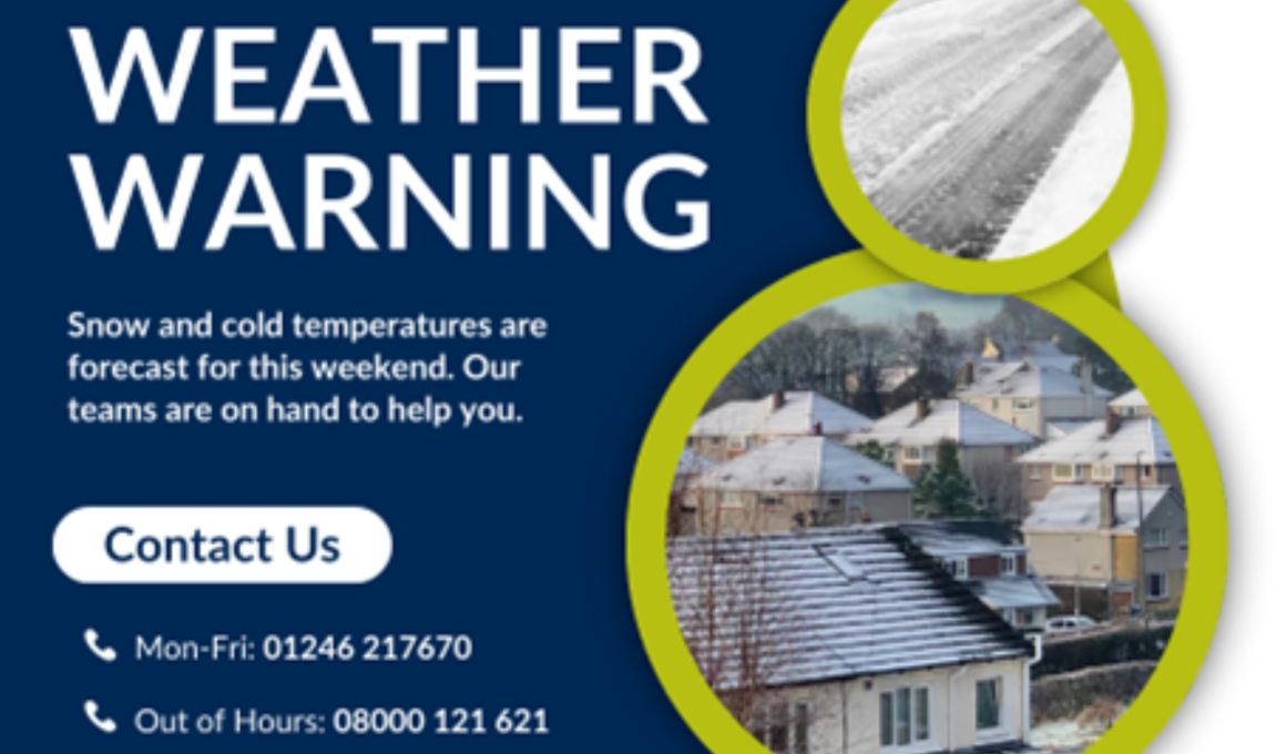 Weather Warning Website Homepage Banner