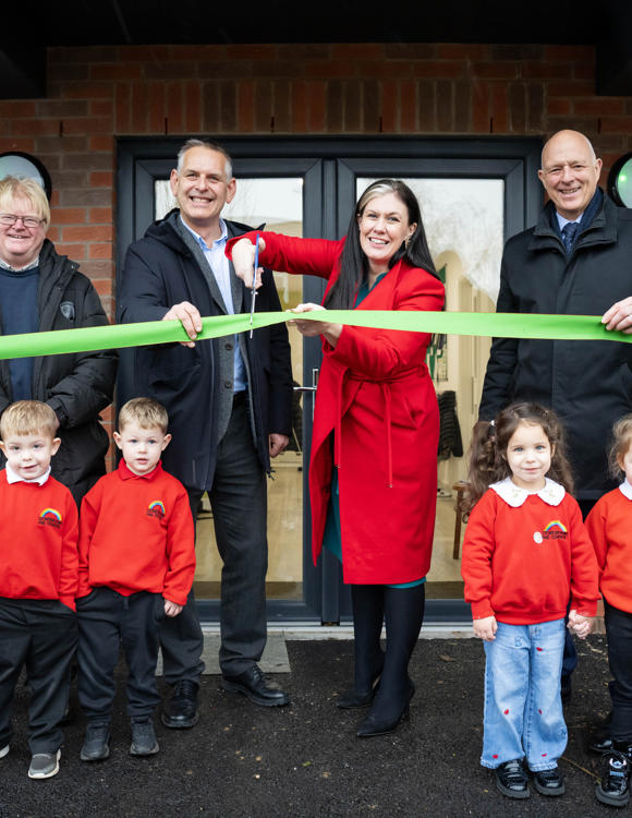 Community hall officially opened as wider regeneration work gets underway